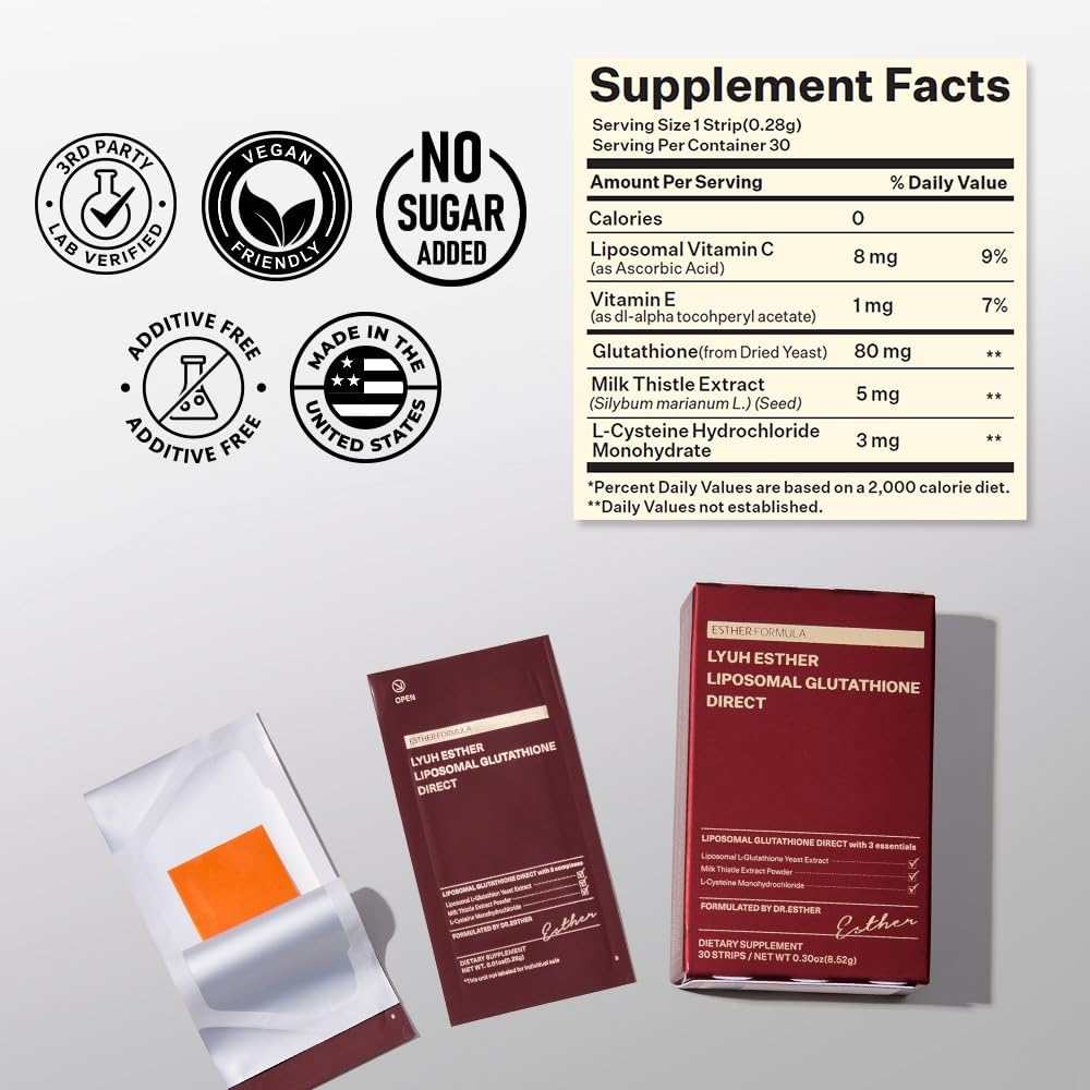 ESTHER FORMULA Liposome Glutathione Direct Ultra 9X