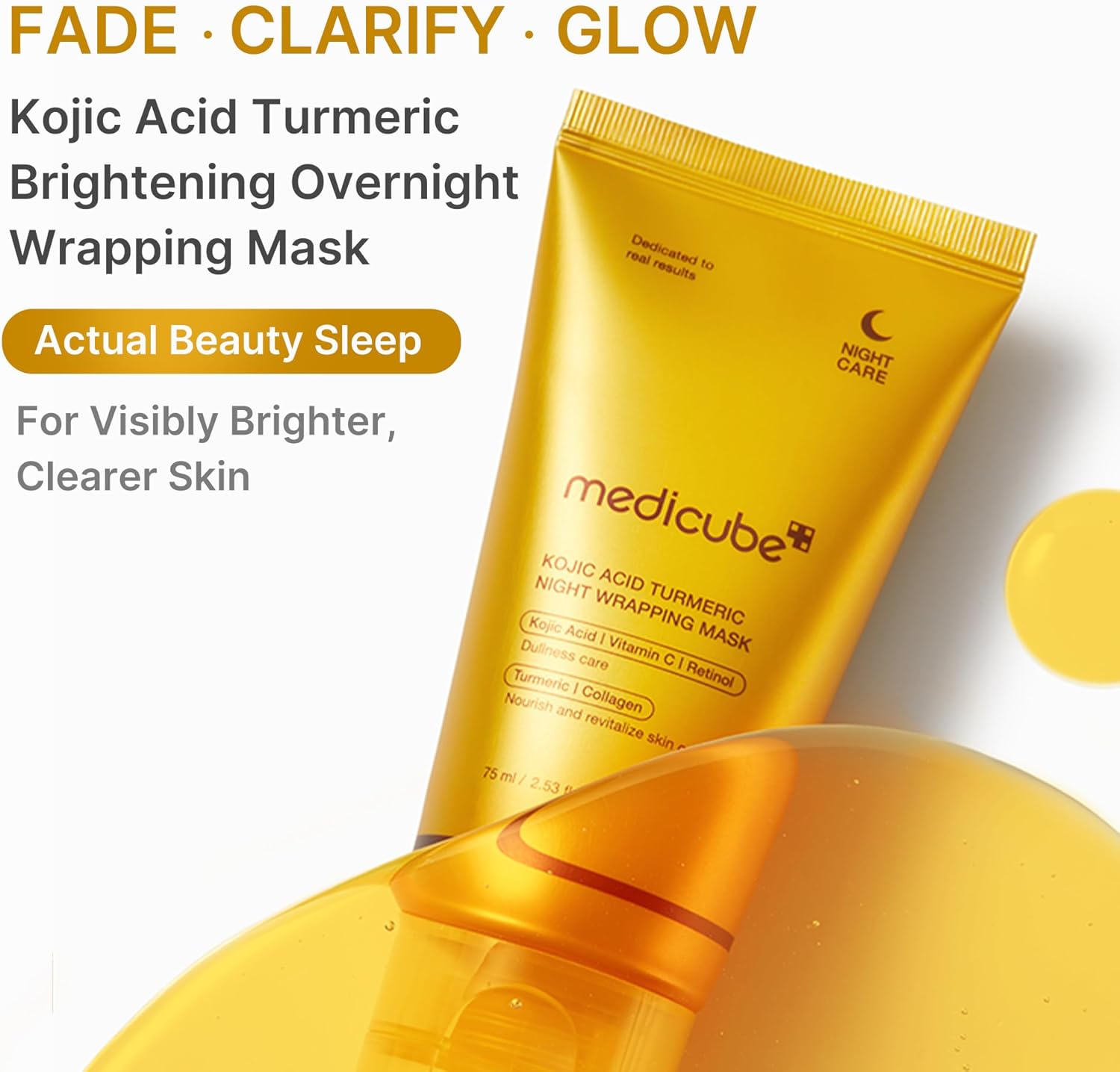Medicube Kojic Acid Turmeric Night Wrappig Mask 75ml