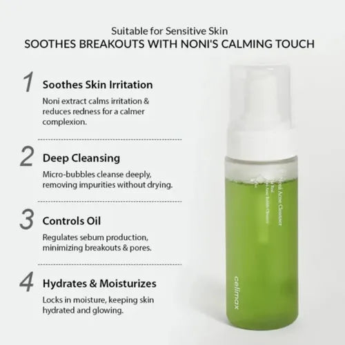 Celimax The Real Noni Acne Bubble Cleanser 155ml