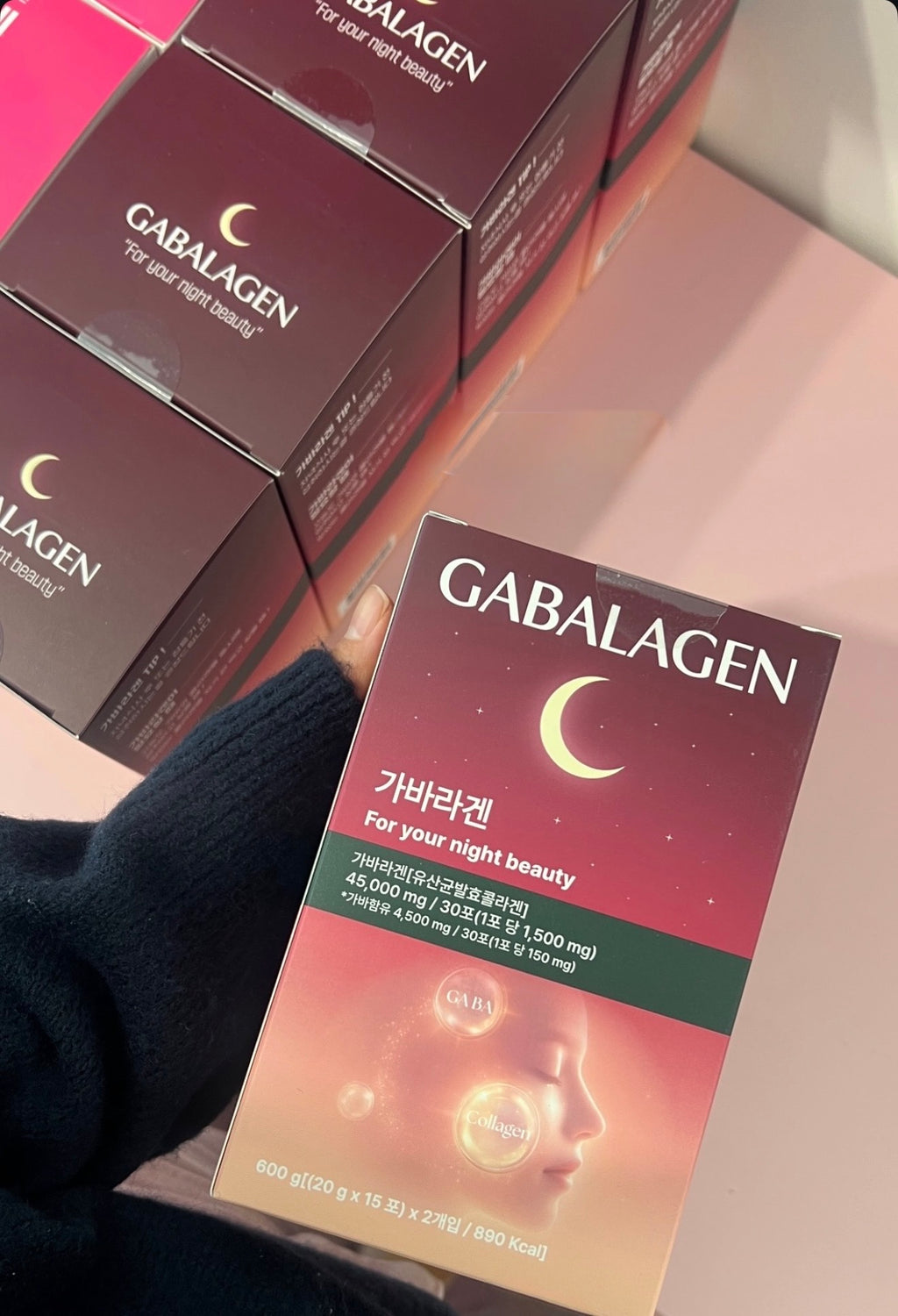 Gabalagen (20g*15 sachet) Gaba Collagen, Fermented Collagen Peptide with Lactobacillus
