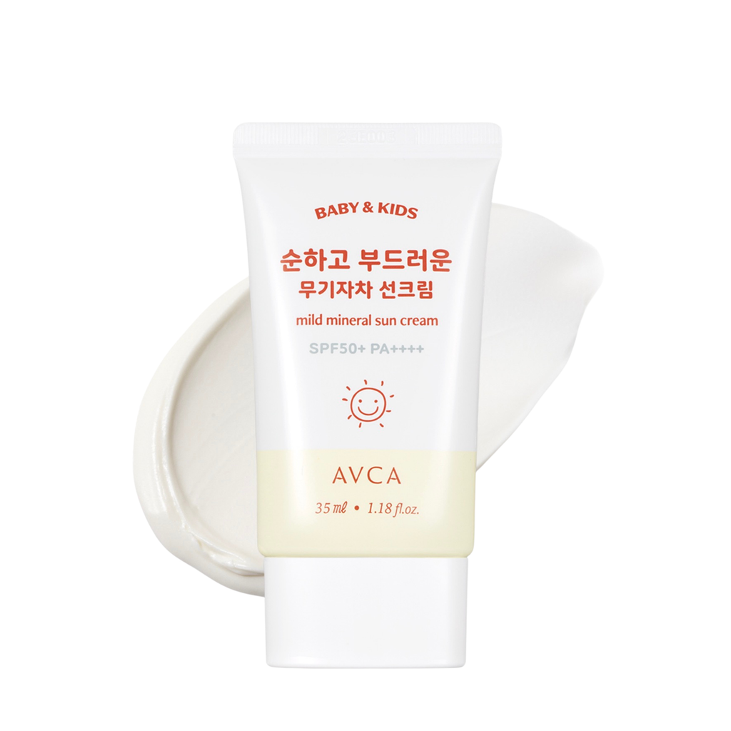AVCA Baby & Kids Low Irritation Mild Mineral Sun Cream SF50+ PA++++ 50ml