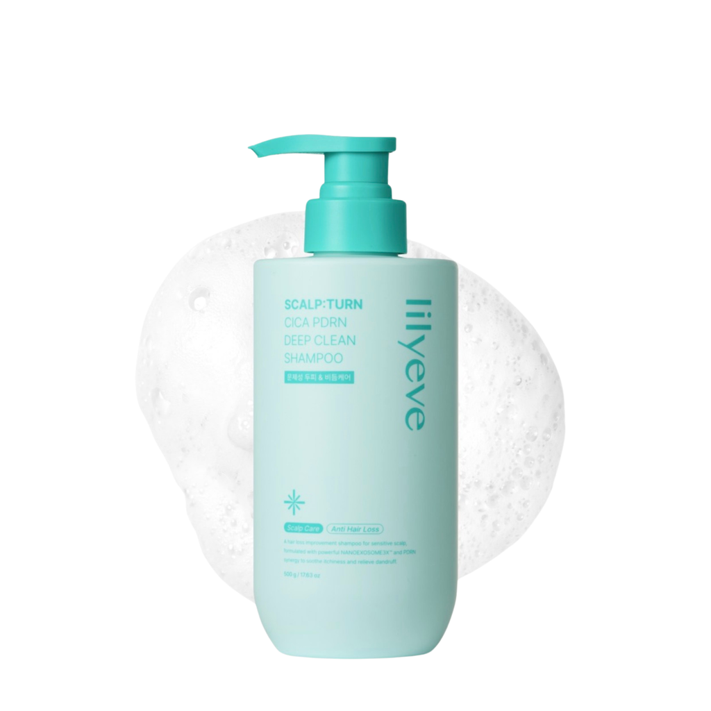 lilyeve Scalp:Turn Cica PDRN Deep Clean Shampoo 500g