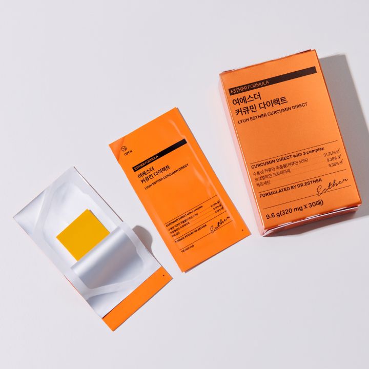 ESTHER FORMULA Lyuh Esther Curcumin Direct 9.6g (320mg x 30ea) - Halal