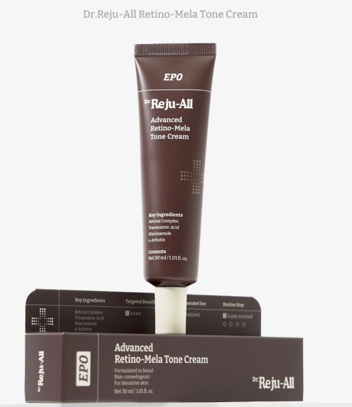 Dr.Reju-all Advanced Retino-Mela Tone Cream 30ml