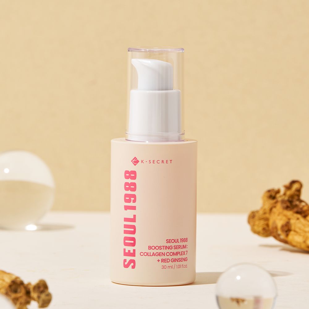 K-SECRET SEOUL 1988 Boosting Serum : Collagen Complex7 + Red Ginseng 30ml