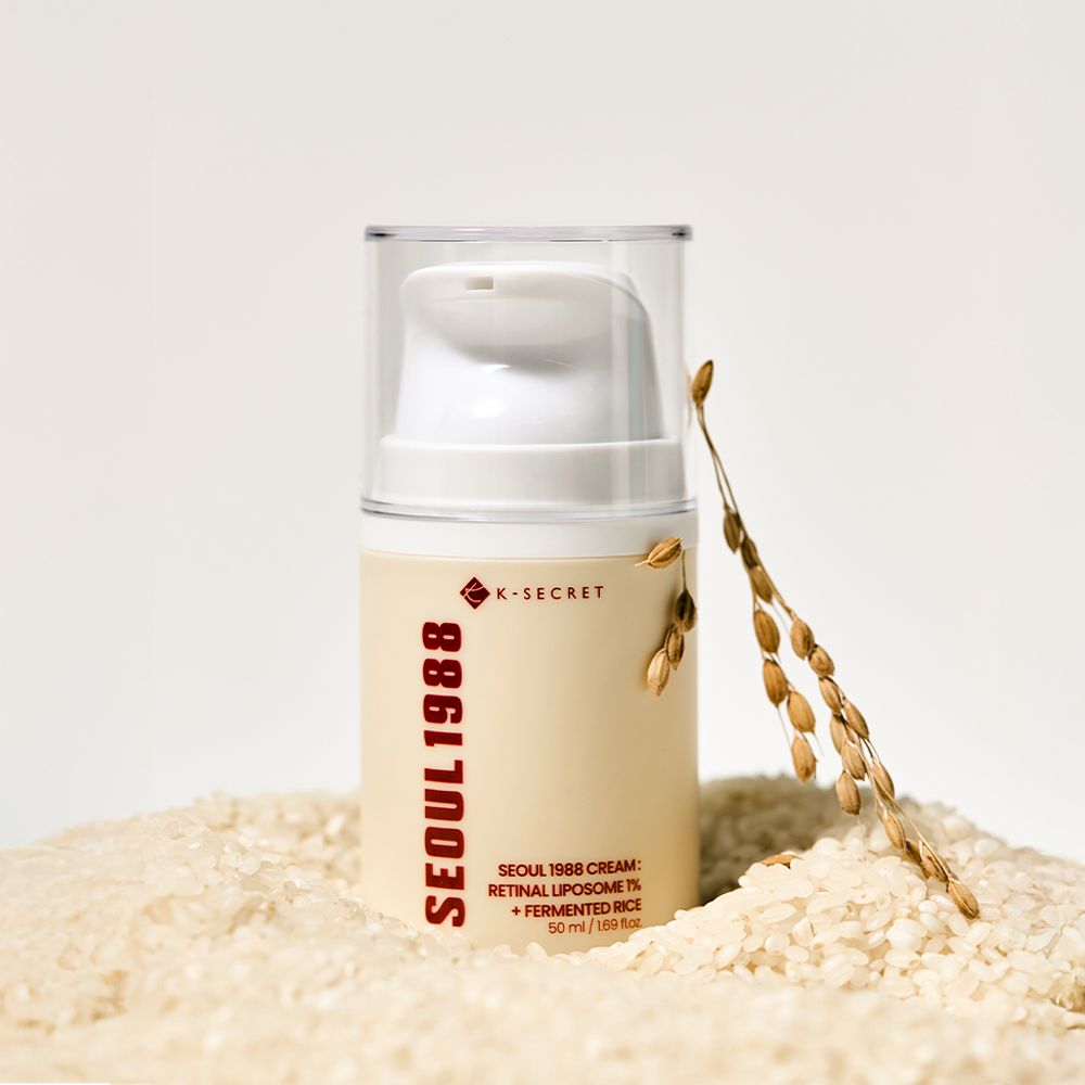 K-SECRET SEOUL 1988 Cream : Retinal Liposome 1% + Fermented Rice 50ml