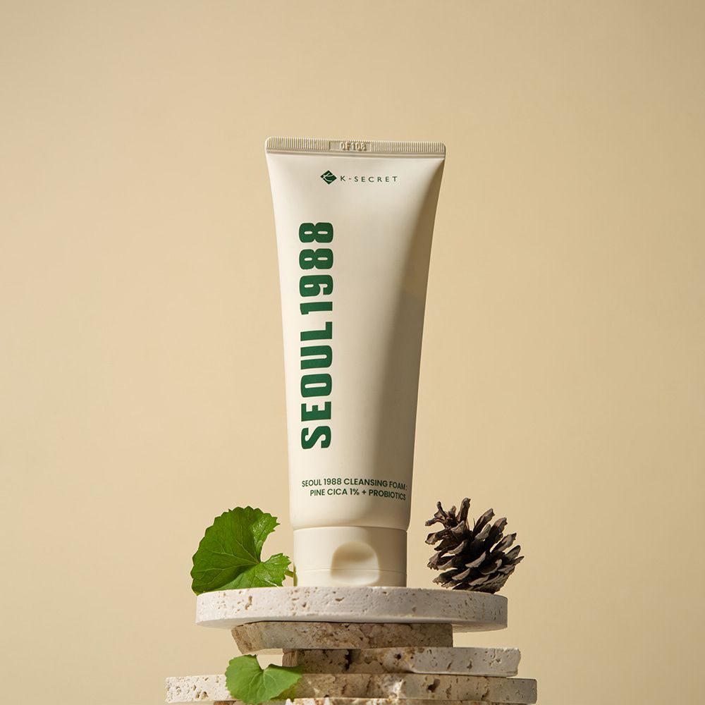 K-SECRET SEOUL 1988 Cleansing Foam : Pine Cica 1% + Probiotics 150ml