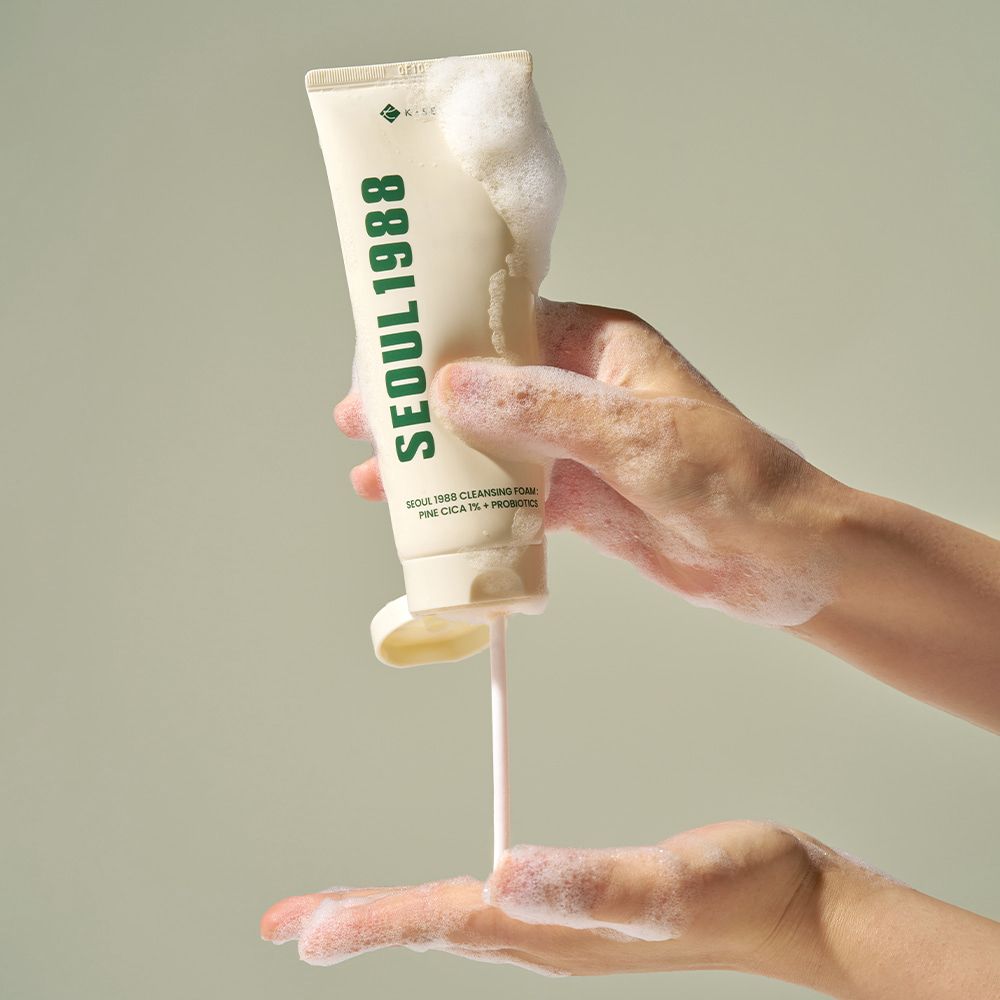 K-SECRET SEOUL 1988 Cleansing Foam : Pine Cica 1% + Probiotics 150ml