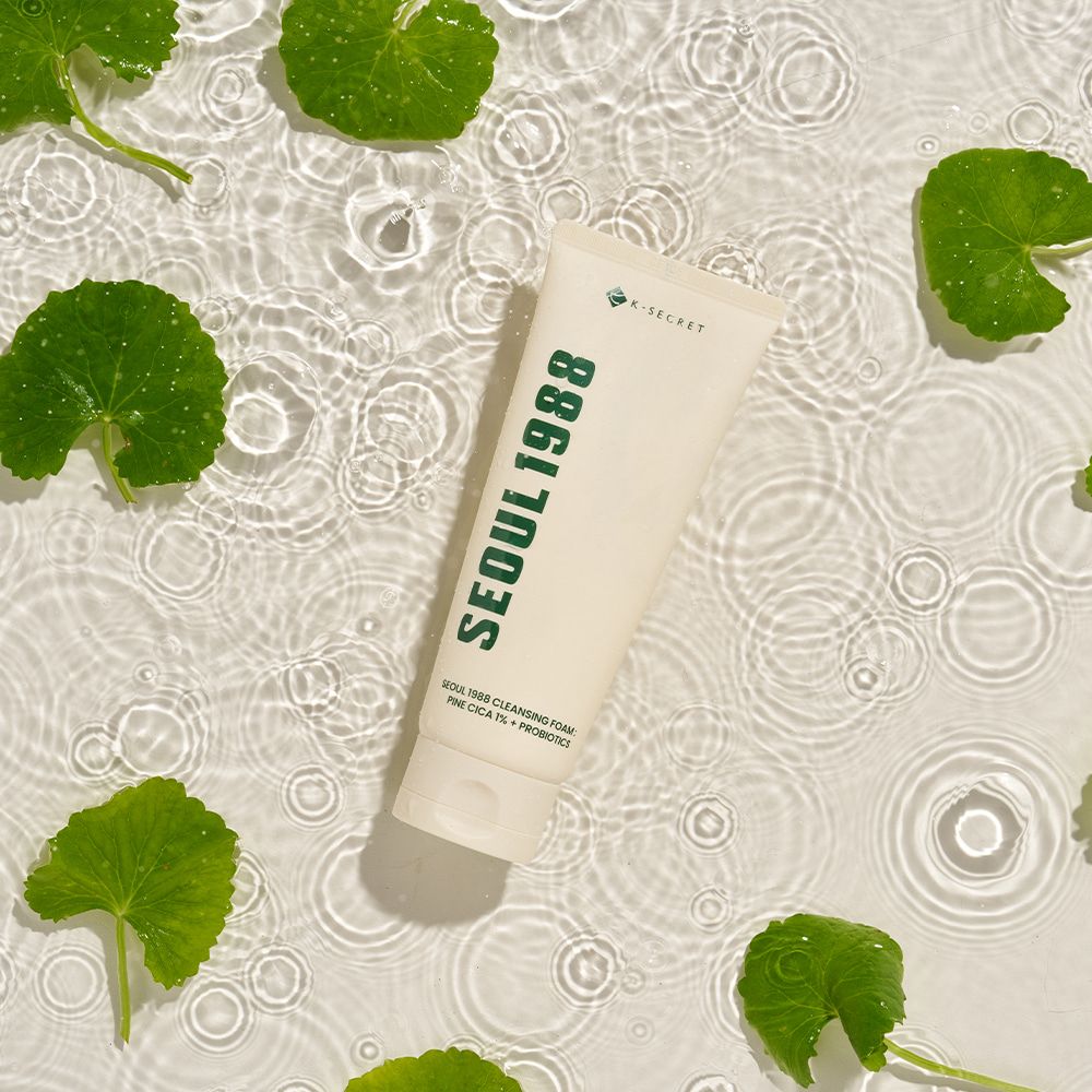K-SECRET SEOUL 1988 Cleansing Foam : Pine Cica 1% + Probiotics 150ml