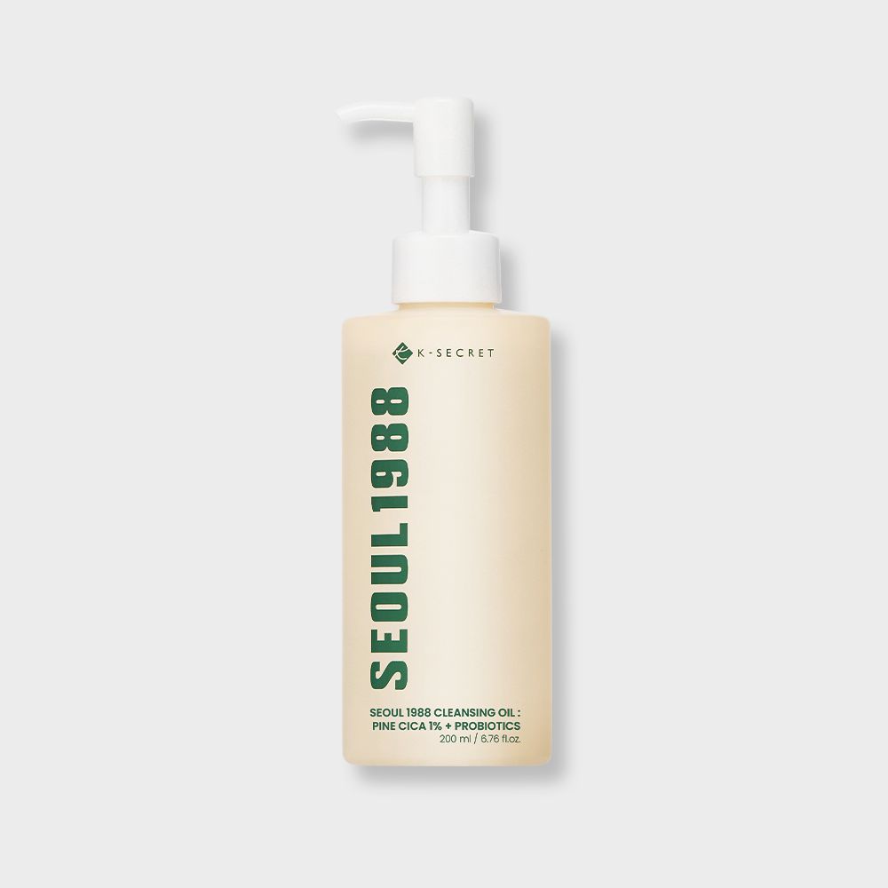 K-SECRET SEOUL 1988 Cleansing Oil : Pine Cica 1% + Probiotics 200ml