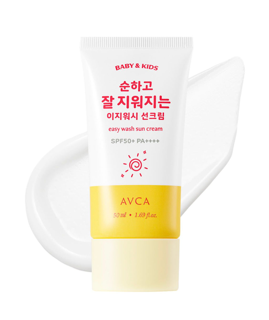 AVCA Baby & Kids Easy Wash Sunscreen SPF50+ PA++++ 50ml