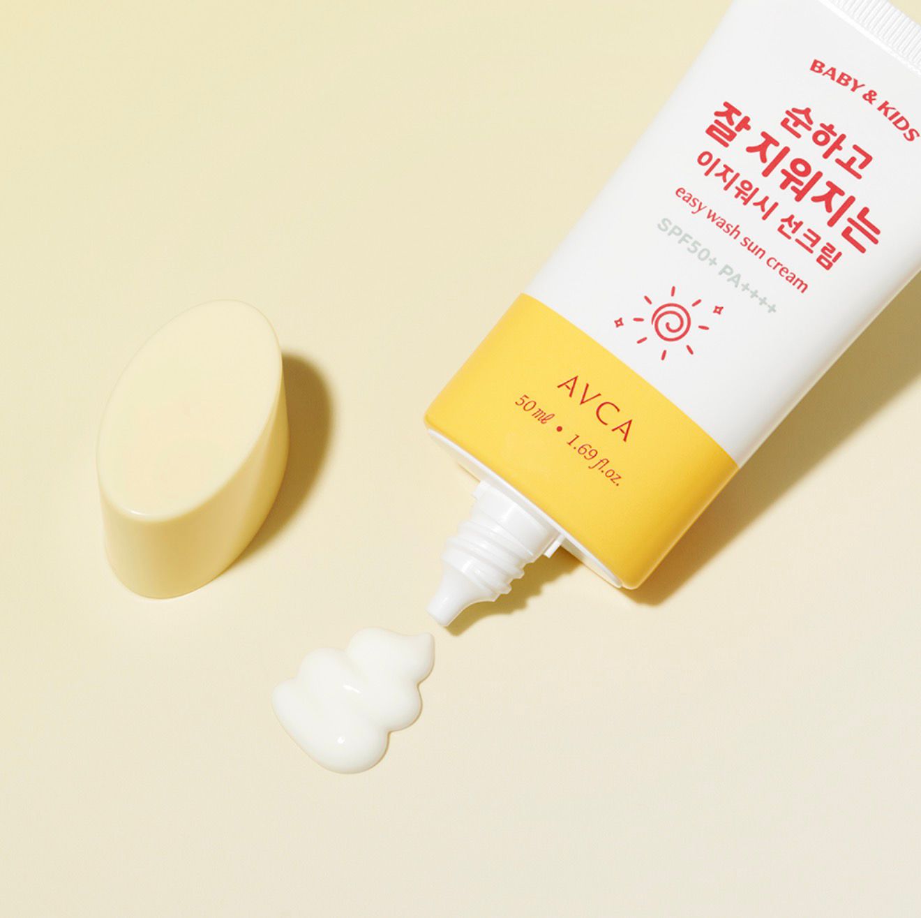AVCA Baby & Kids Easy Wash Sunscreen SPF50+ PA++++ 50ml