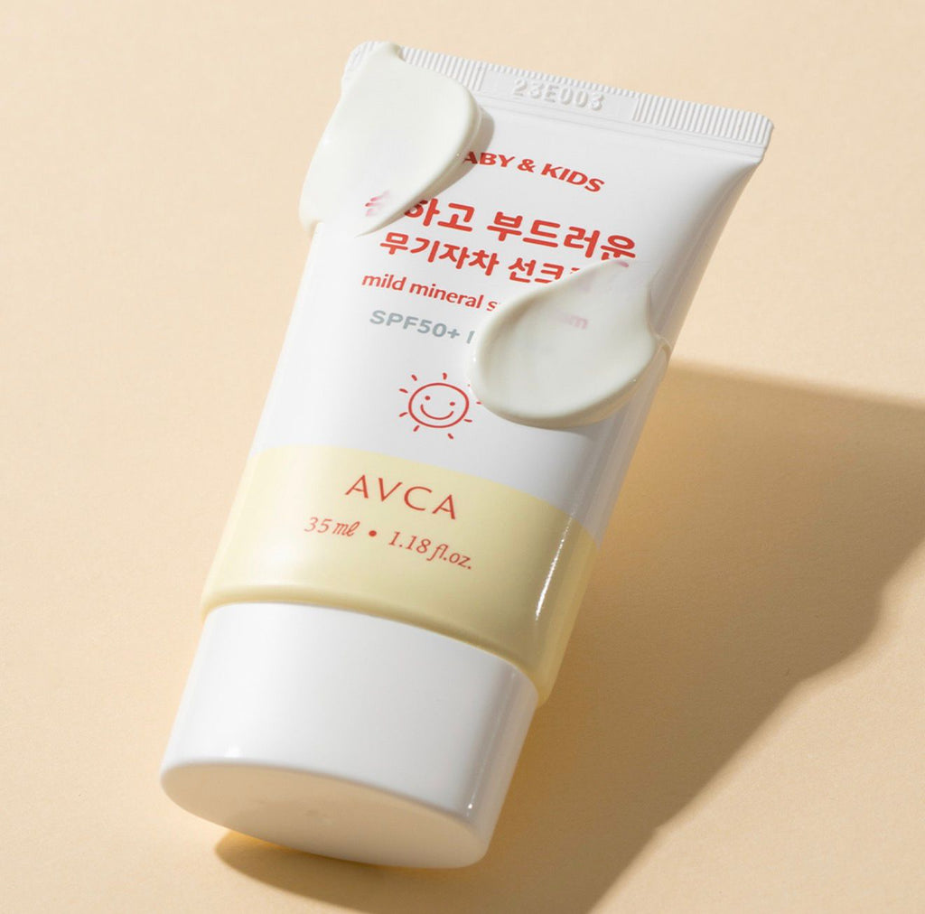 AVCA Baby & Kids Low Irritation Mild Mineral Sun Cream SF50+ PA++++ 50ml