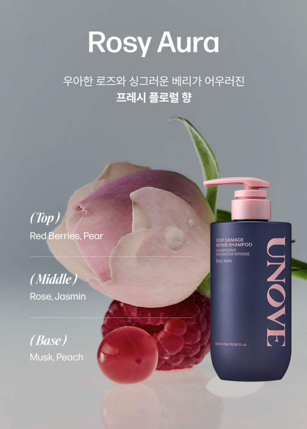 Dr.FORHAIR UNOVE Deep Damage Repair Shampoo 500g