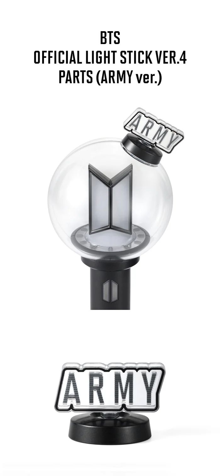 BTS OFFICIAL LIGHT STICK VER.4 PARTS (Lightstick NOT Included)