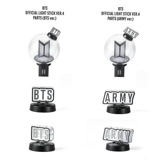 BTS OFFICIAL LIGHT STICK VER.4 PARTS (Lightstick NOT Included)