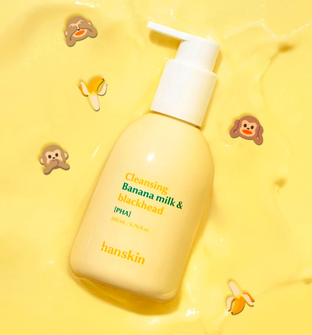 HANSKIN Cleansing Banana Milk & Blackhead PHA 200ml