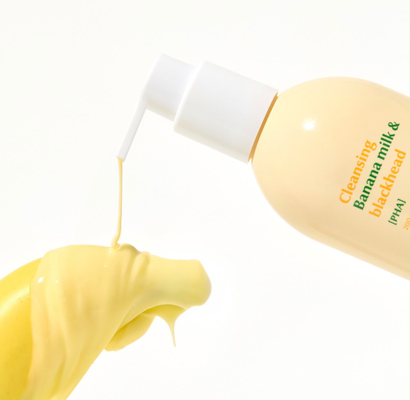 HANSKIN Cleansing Banana Milk & Blackhead PHA 200ml