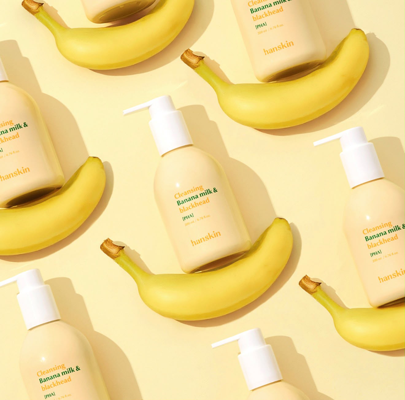 HANSKIN Cleansing Banana Milk & Blackhead PHA 200ml