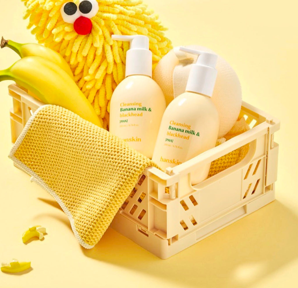 HANSKIN Cleansing Banana Milk & Blackhead PHA 200ml