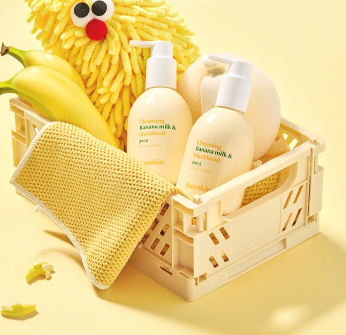 HANSKIN Cleansing Banana Milk & Blackhead PHA 200ml