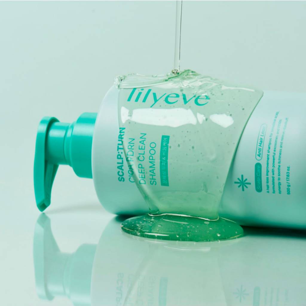 lilyeve Scalp:Turn Cica PDRN Deep Clean Shampoo 500g