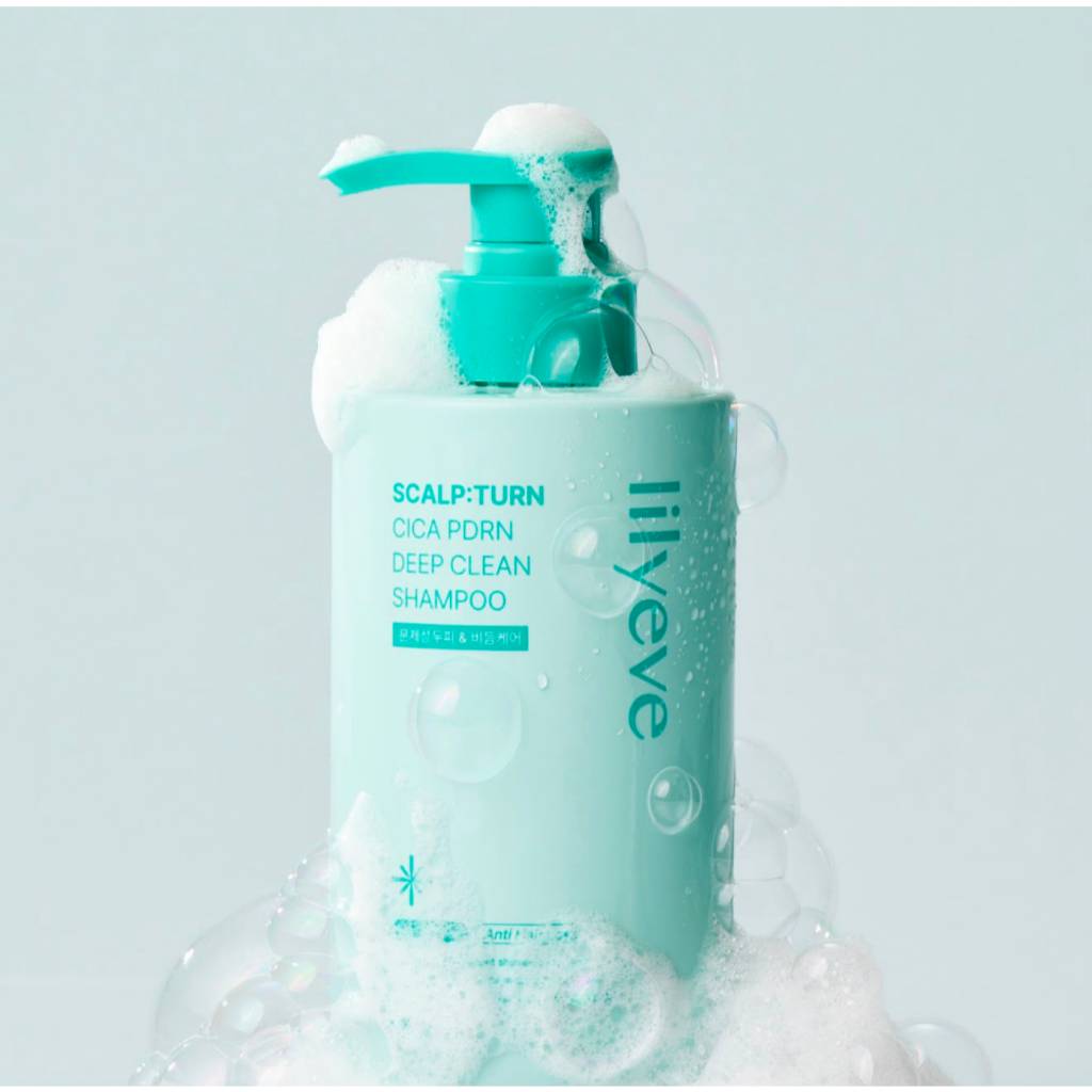 lilyeve Scalp:Turn Cica PDRN Deep Clean Shampoo 500g
