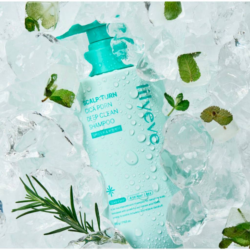 lilyeve Scalp:Turn Cica PDRN Deep Clean Shampoo 500g